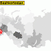 Башкортостан на карте России