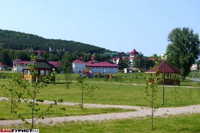 Территория санатория Красноусольск