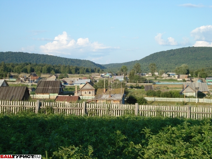 Деревня Кургашла. В Гафурийском районе