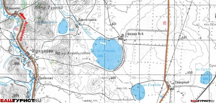 Где находится озеро аслыкуль в башкирии карта