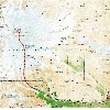 Карта Эльбруса. Маршрут