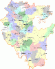 Административная карта Башкортостана