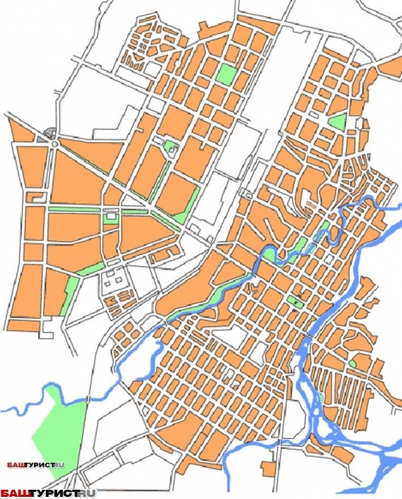 Карта Стерлитамака