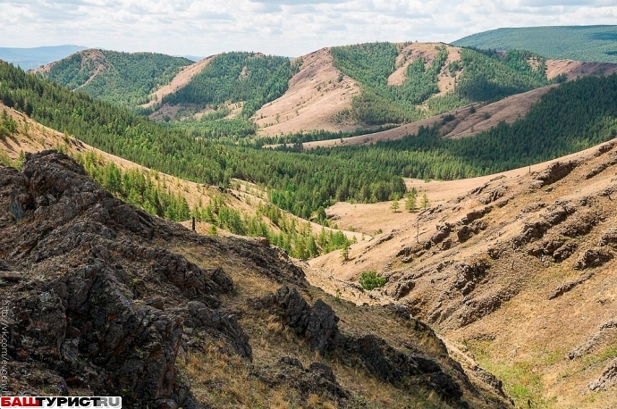 Хребет Нурали. в Учалинском районе республики Башкортостан