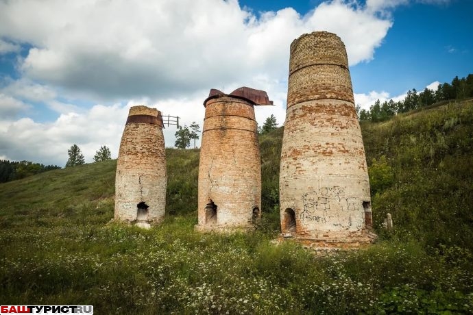 Известковые печи в поселке Межевой