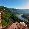 Розовые скалы на реке Инзер