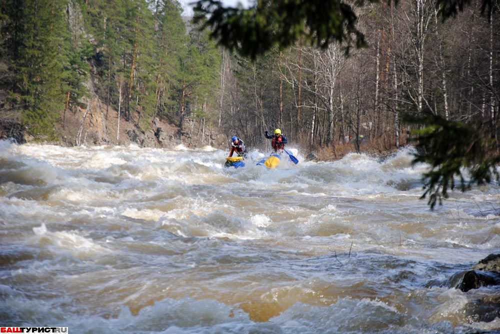 Айгирские скалы. Порог Айгир на реке Малый Инзер