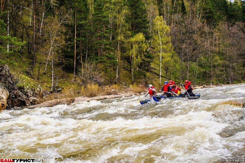 Айгирские скалы. Порог Айгир на реке Малый Инзер