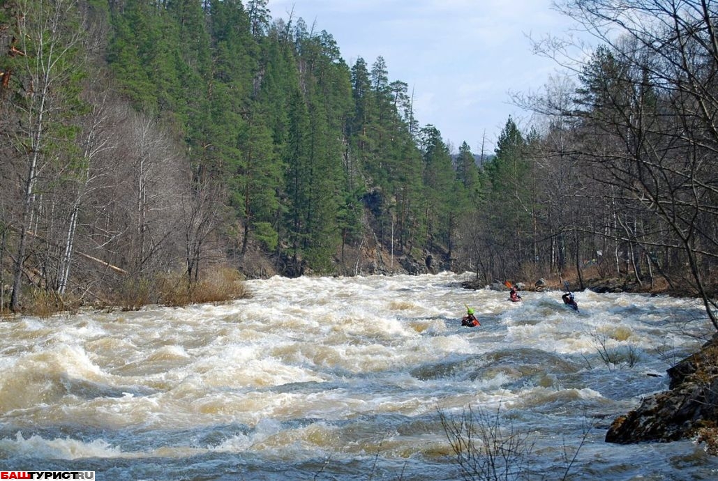 Айгирские скалы. Порог Айгир на реке Малый Инзер
