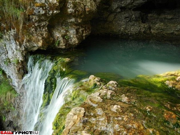 Водопад Атыш, в Белорецком районе Республики Башкортостан