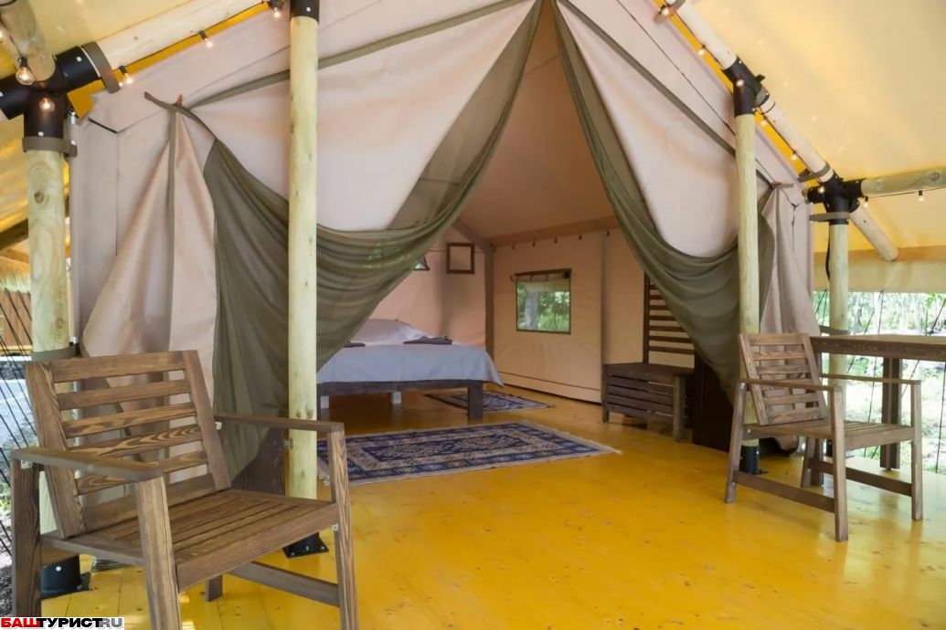 Миа Терра - глэмпинг на озере Шамсутдин