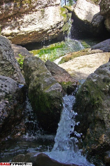 Водопад Кукраук (Кук-караук) в августе