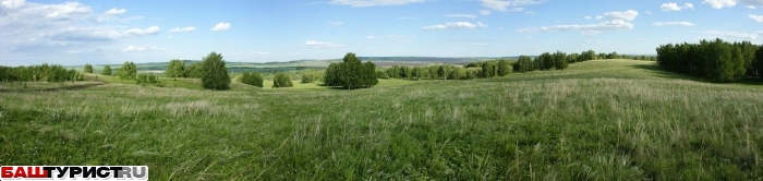 Панорама Башкирских лугов
