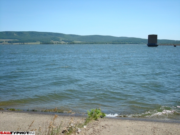 Карта нугушского водохранилища