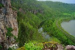 Розовые скалы на реке Инзер