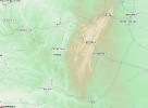 Южный Урал. Карта рельефа